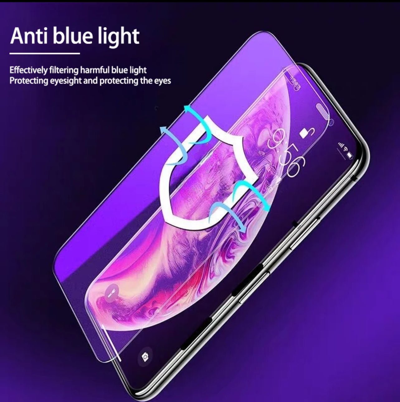 PJun Branded Violet Anti-Blue Light Glass Screen Protector 2pcs- iPhone PJun Branded Violet Anti-Blue Light Glass Screen Protector 2pcs- iPhone